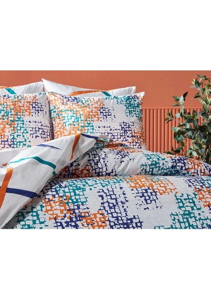 Festival Pamuk Nevresim Takımı Shiva Çift Kişilik - Turkuaz modelleri