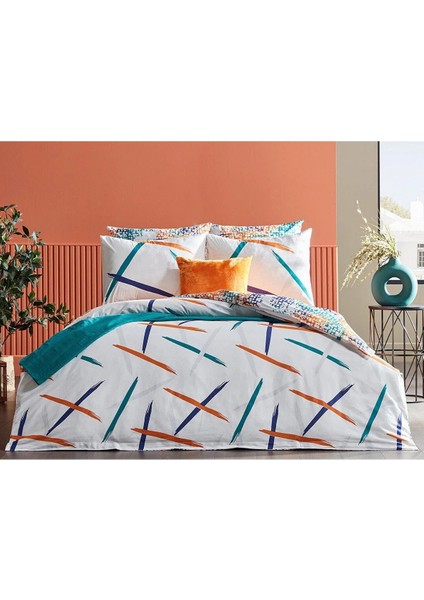 Festival Pamuk Nevresim Takımı Shiva Çift Kişilik - Turkuaz fırsatları