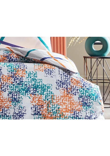 Festival Pamuk Nevresim Takımı Shiva Çift Kişilik - Turkuaz indirimleri