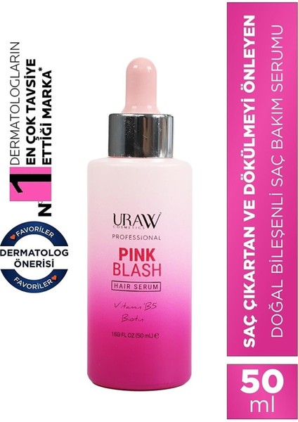 Uraw Cosmetics Uraw Pınk Blash Saç Serumu 50ML