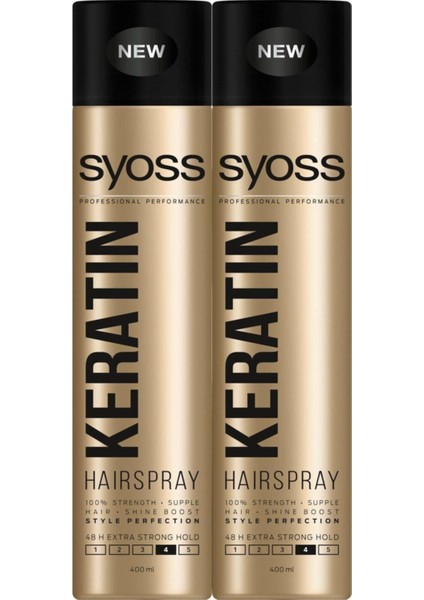 Keratin Sprey 400 ml x 2 Paket