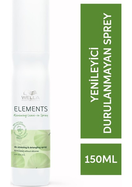 Professionals Elements Renewing Leave-In Spray 150ML.