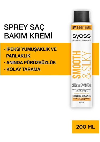 Smooth & Silky Sprey Saç Bakım Kremi 200 Mll