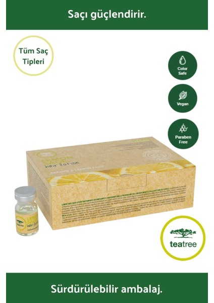 Paul Mıtchell Tea Tree Hair Lotion Keravis Lemon Sage 12*6 ml 8033389150228