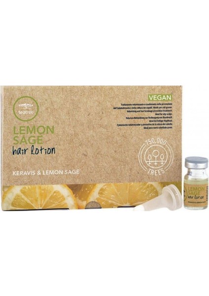 Paul Mıtchell Tea Tree Hair Lotion Keravis Lemon Sage 12*6 ml 8033389150228 fiyatları