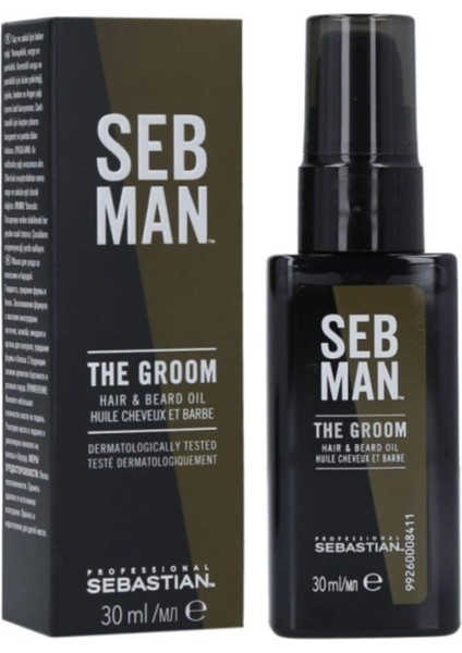 Seb Man The Groom Hair & Beard Oil 30ML.