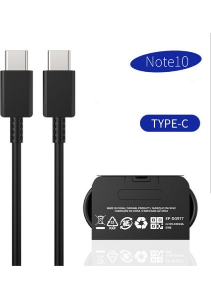 Orjinal 25W ve 45W Destekli Hızlı Type-C Usb-Şarj Kablosu (Siyah)
