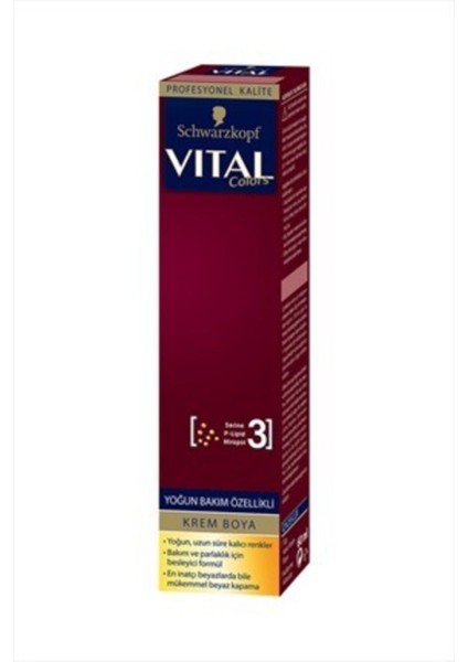 Schwarzkopf Vital Colors Tüp Krem Boya 12-00 Çok Açık Sarı 60 ml