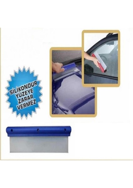 Durumax Suff Çift Taraflı Silikon Uçlu Cam Çekçek 30 cm