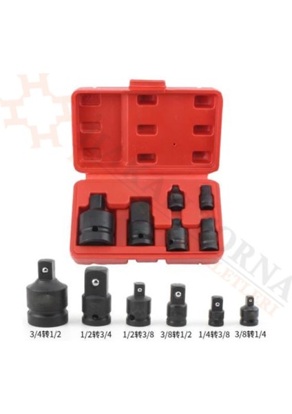 Hakantorna Havalı Adaptör Düşürücü Set 6 Parça