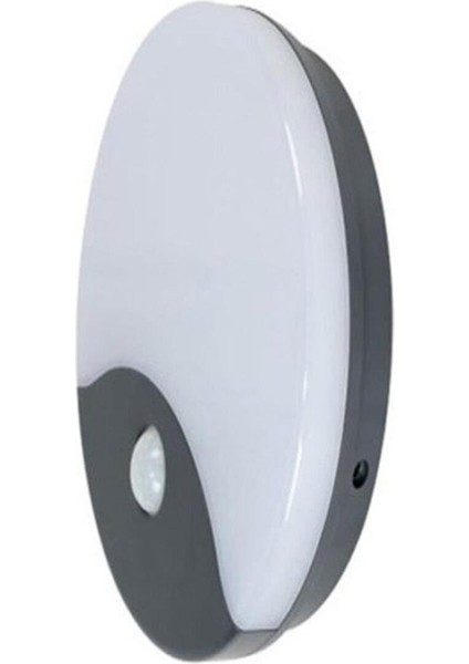 CT-7092 12W Sensörlü Ledli Bahçe Armatürü 4000K Ilık Beyaz Sıva Üstü