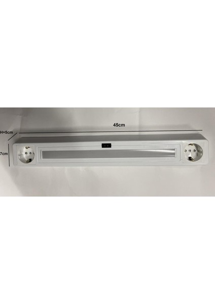 Tezgah Altı Armatür Prizli LED Aydınlatma Beyaz Işık