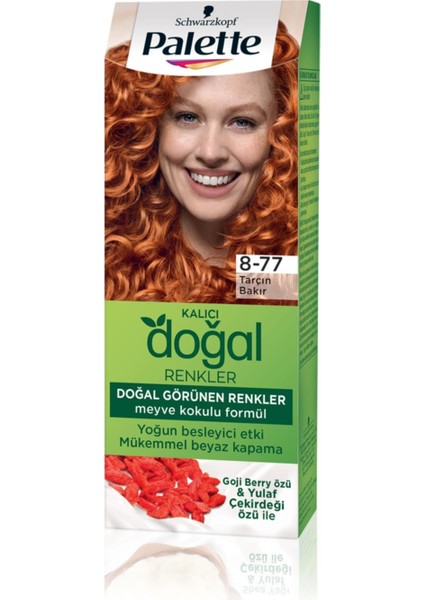 Kalıcı Doğal Renkler 8-77 Tarçın Bakır