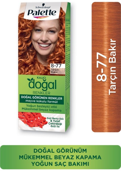 Kalıcı Doğal Renkler 8-77 Tarçın Bakır fiyatları