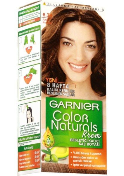 Saç Boyası - Color Naturals 6.34 Altın Çikolata 3600540310668 fırsatları