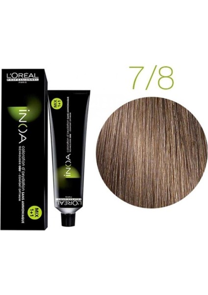 Inoa Loreal Professionnel Saç Boyası 7,8 Mocha Blonde