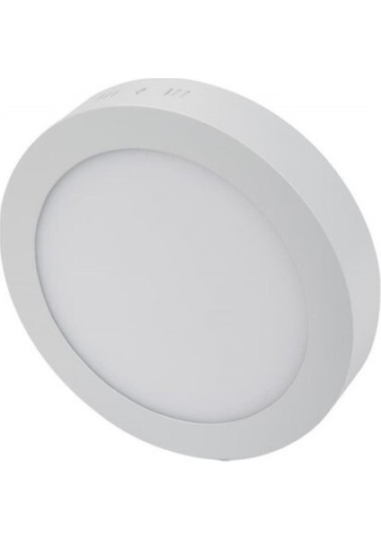 25 Watt Beyaz Kasa Beyaz Işık Sıva Üstü Yuvarlak LED Panel (CT-5271)