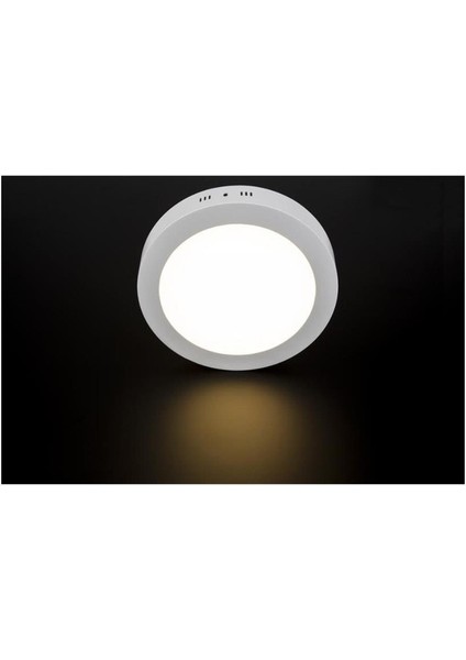 25 Watt Beyaz Kasa Beyaz Işık Sıva Üstü Yuvarlak LED Panel (CT-5271) fiyatları
