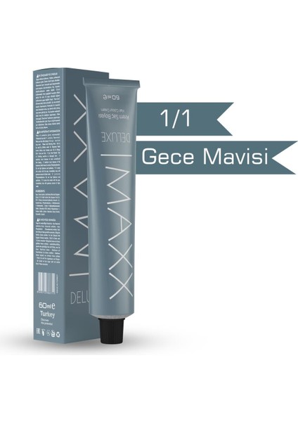 1.1 Gece Mavisi Krem Tüp Boya -60ML