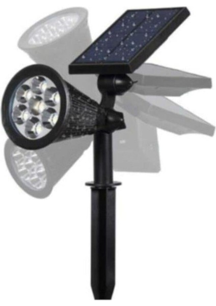Solar Bahçe Çim Armatürü 7W / Yeşil Ct-7310