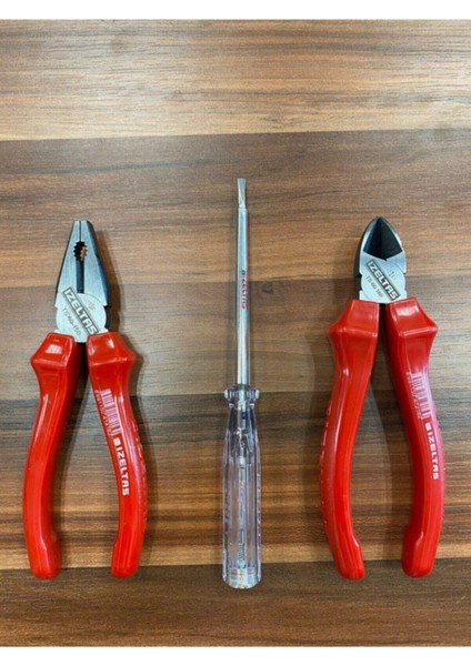 Izeltaş Pense , Yan Keski , Kontrol Kalemi Seti 3 Parça