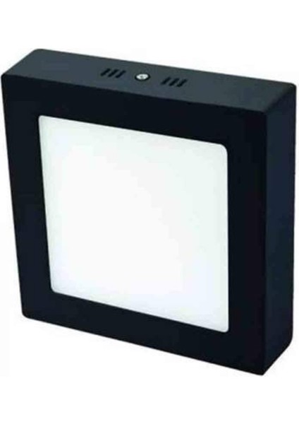 18 Watt Siyah Kasa Beyaz Işık Sıva Üstü Kare LED Panel (CT-5236)
