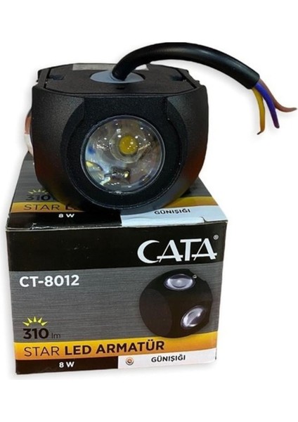 CT-8012G Star Dış Mekan LED Armatür (8W) (Günışığı)