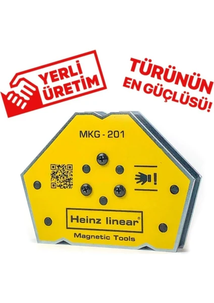 Heinz Linear Açılı Mıknatıslı Manyetik Gönye MKG-201