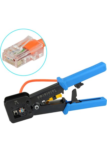Yeni 2023 Nesil RJ45 Pense EZRJ45 Sıkma Pensesi RJ11 RJ12 RJ45 Ethernet Konektörü Sıkma Kesme Soyma modelleri