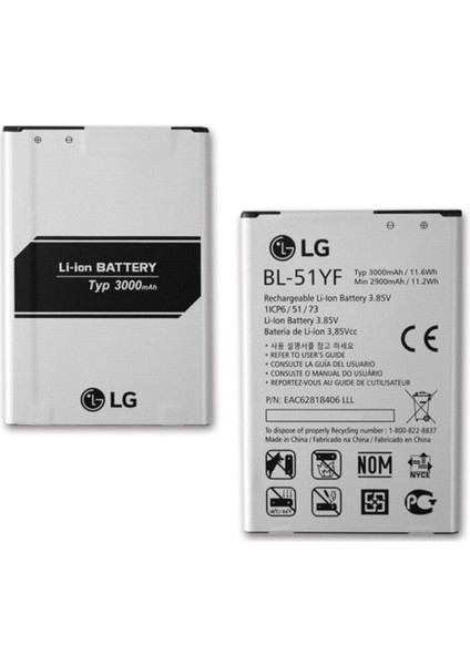 G4 - G4 Stylus Bl 51YF Batarya Pil (3000 Mah)