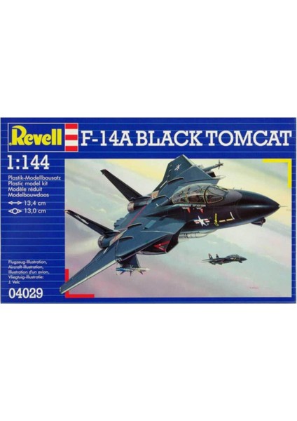 Maket Seti 1:144 F 14A Tomcat Black Bunny 4029 modelleri