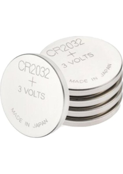 Batteries CR2032 Lityum Düğme Pil, 3 Volt, 5'li Kart GP2032