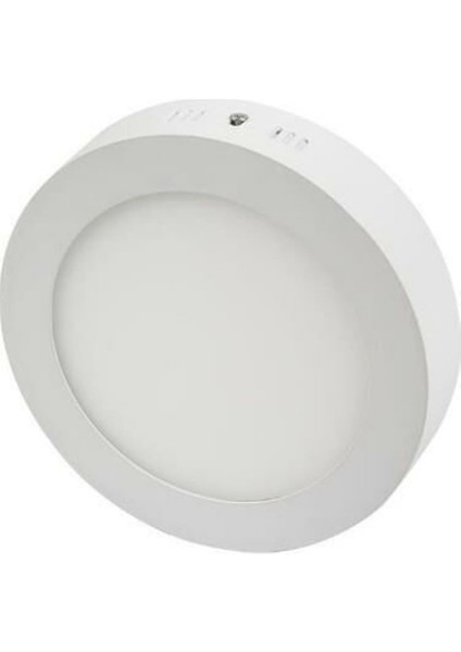 CT-5273 30 Watt Yuvarlak Sıva Üstü LED Panel Beyaz Metal Beyaz Kasa