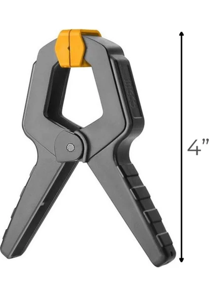 Nalburaga Ingco Yaylı Mengene Mandal Tip Kıskaç Işkence 110MM HQC0204