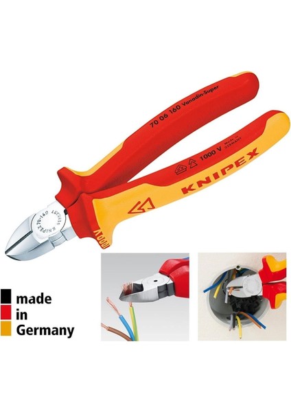 Knipex Vde Yan Keski 160MM-7006160