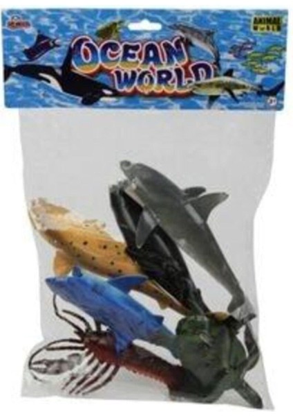 Okyanus Hayvanları Seti Büyük Boy 20 cm 6'lı fiyatları