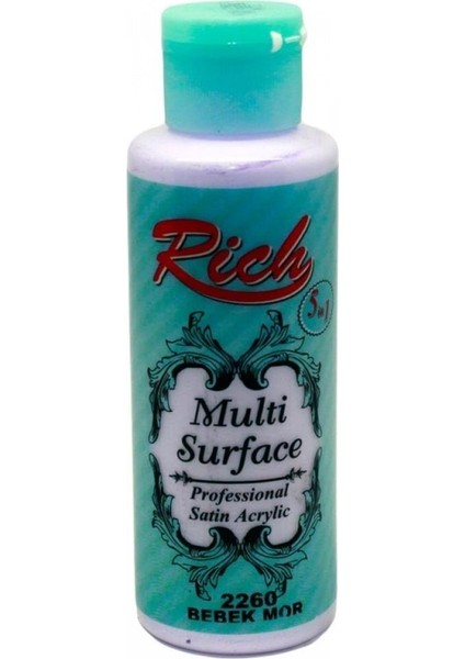 Multi Surface Akrilik Boya 120CC - 130CC 2260 Bebek Mor