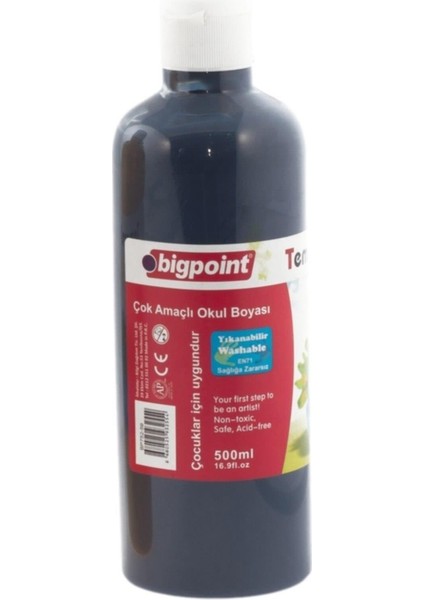 EKS Ticaret Bigpoint Tempera Paint 500 ml Gri