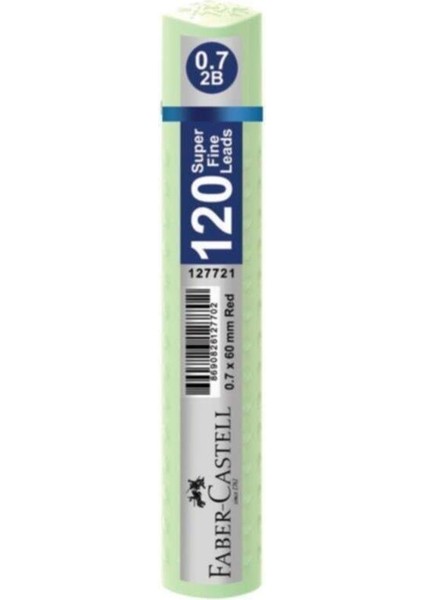 Faber Castell Faber-Castell Min 0.7 2b 60MM 120'LI Tüp Pastel Yeşil 5090127737000