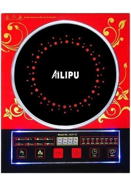 Teknomdn Aılıpu Alp-12 Tek Gözlü Dokunmatik Elektrikli Indiksiyon Ocak Ailipu