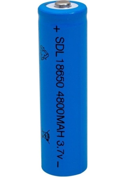 Sdl 3,7 Volt 4800MAH 18650 Li-On Şarj Edilebilir Pil