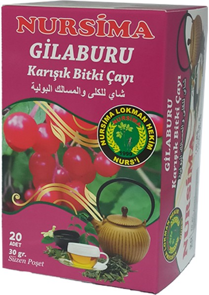 Gilaburu Karışık Bitki Çayı 20'li Süzen Poşet