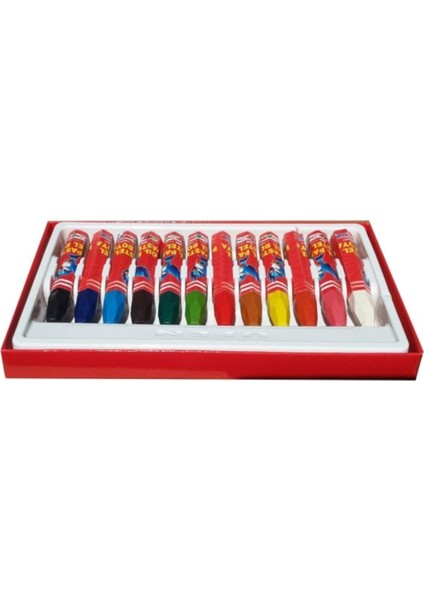 Köşeli Yağlı 12 Renk Lüks Pastel Boya indirimleri