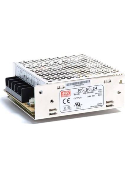 Meanwell Lrs-50-24 (50W 2,2 Amper)Güç Kaynağı