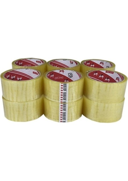 Aslan Şeffaf 45X100M Koli Bandı (12 Adet)