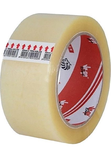 Aslan Şeffaf 45X100M Koli Bandı (12 Adet) fiyatları