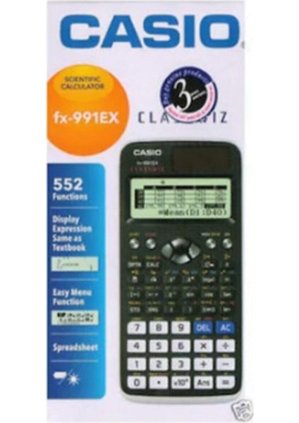 Fonksiyon Bilimsel Hesap Makinesi FX-991EX 552 fırsatları