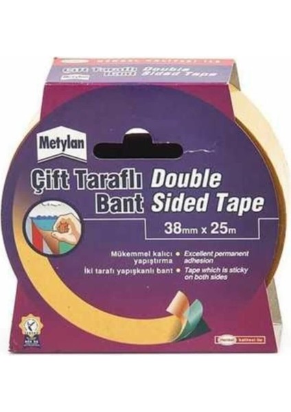Henkel Pattex Çift Taraflı Bant 38MMX25M