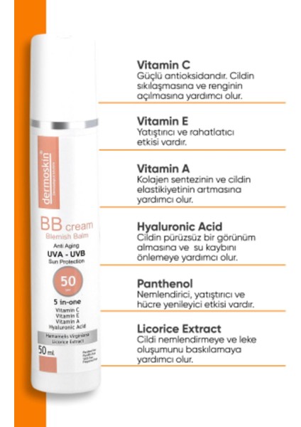 Bb Krem Spf 50+ 50ML