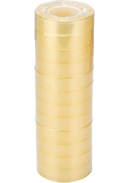 Şeffaf 12'li Para Kırtasiye Ofis Seloteyp Bant 12 mm x 10 Metre